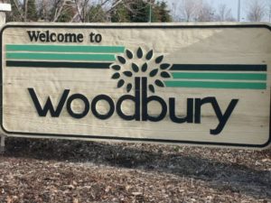 Woodbury MN Welcome Sign