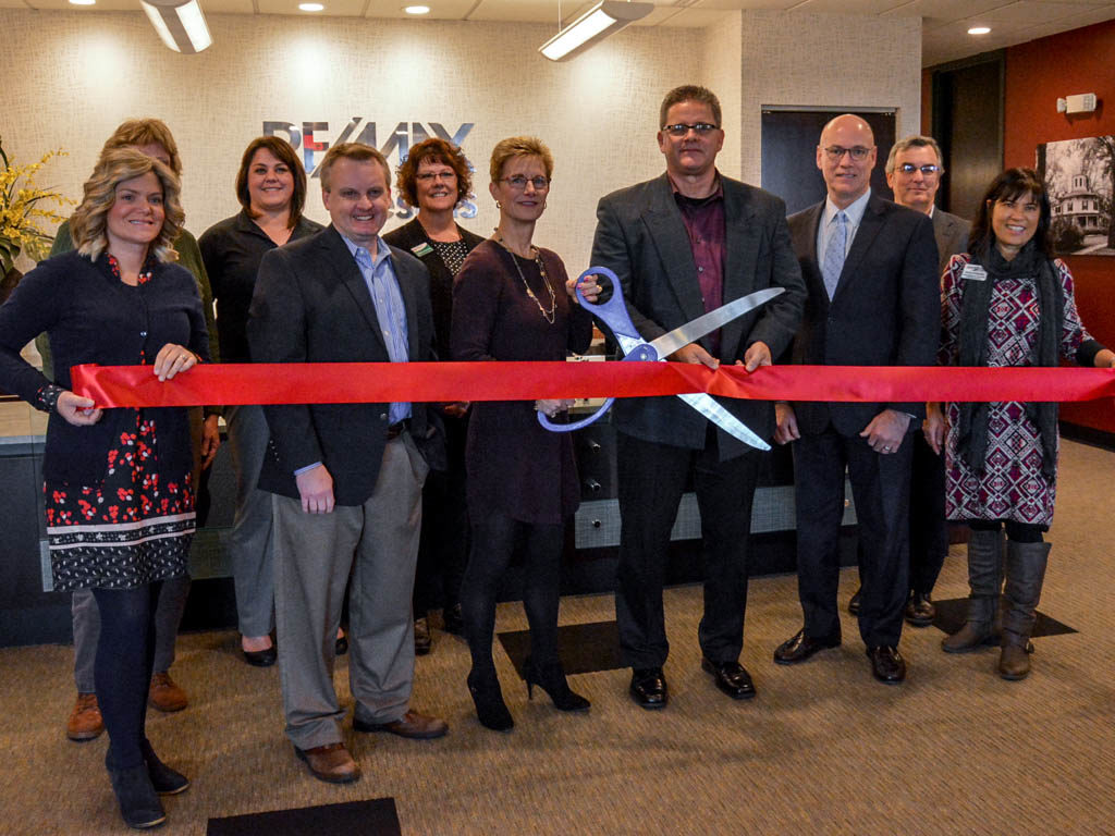 Ribbon Cutting for Hudson WI Chamber of Commerce for John and Becky Durham