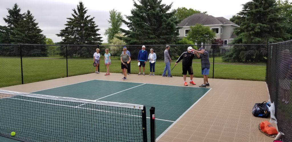 Troy Burne Golf Village Residents Preparing for Pickleball