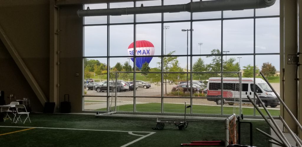 REMAX hot air balloon at philanthropy event