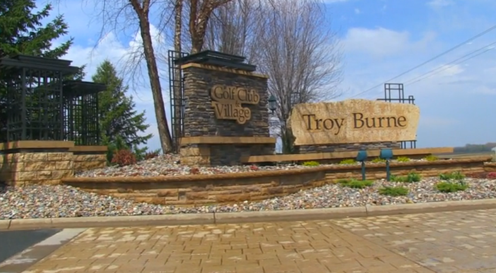 Troy Burne Golf Village Entrance Monument